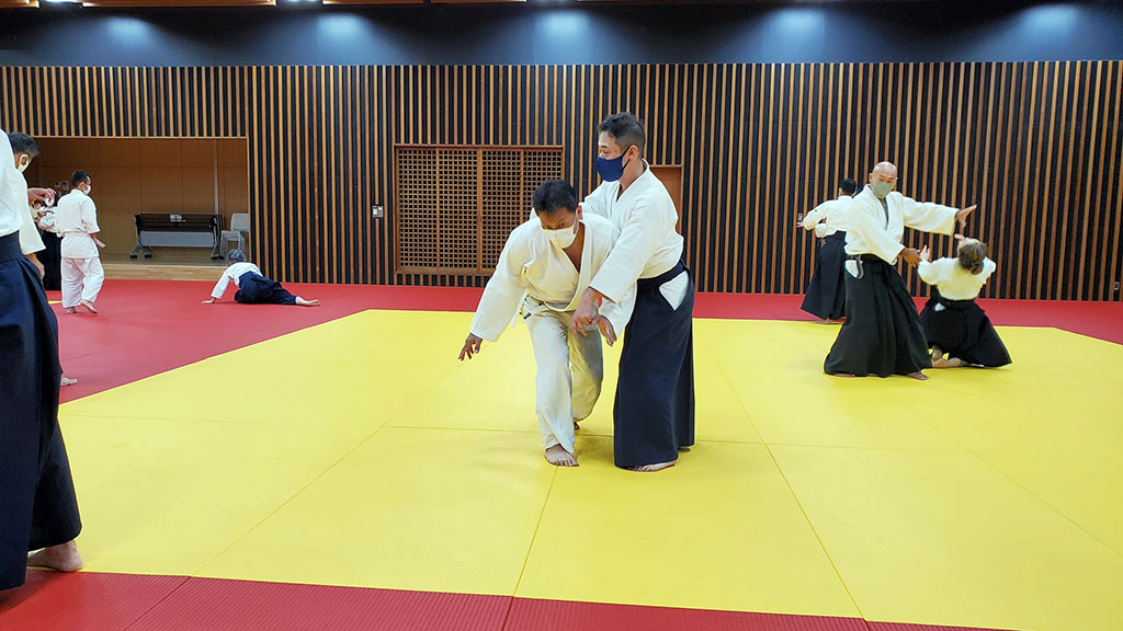 Practitioner of different dojos and different levels enjoying aikido together.