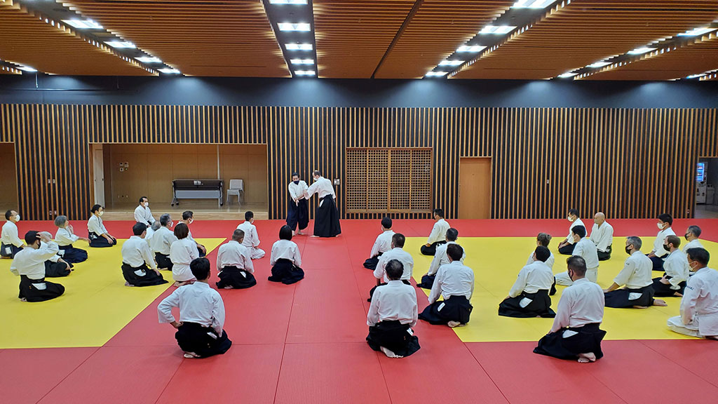 岡和田先生 teaching with ミハイ先生 as uke