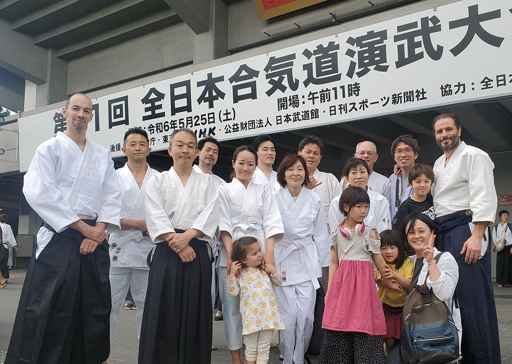 Ten members of Yokohama AikiDojo participate in the 61st All Japan Aikido Demonstration